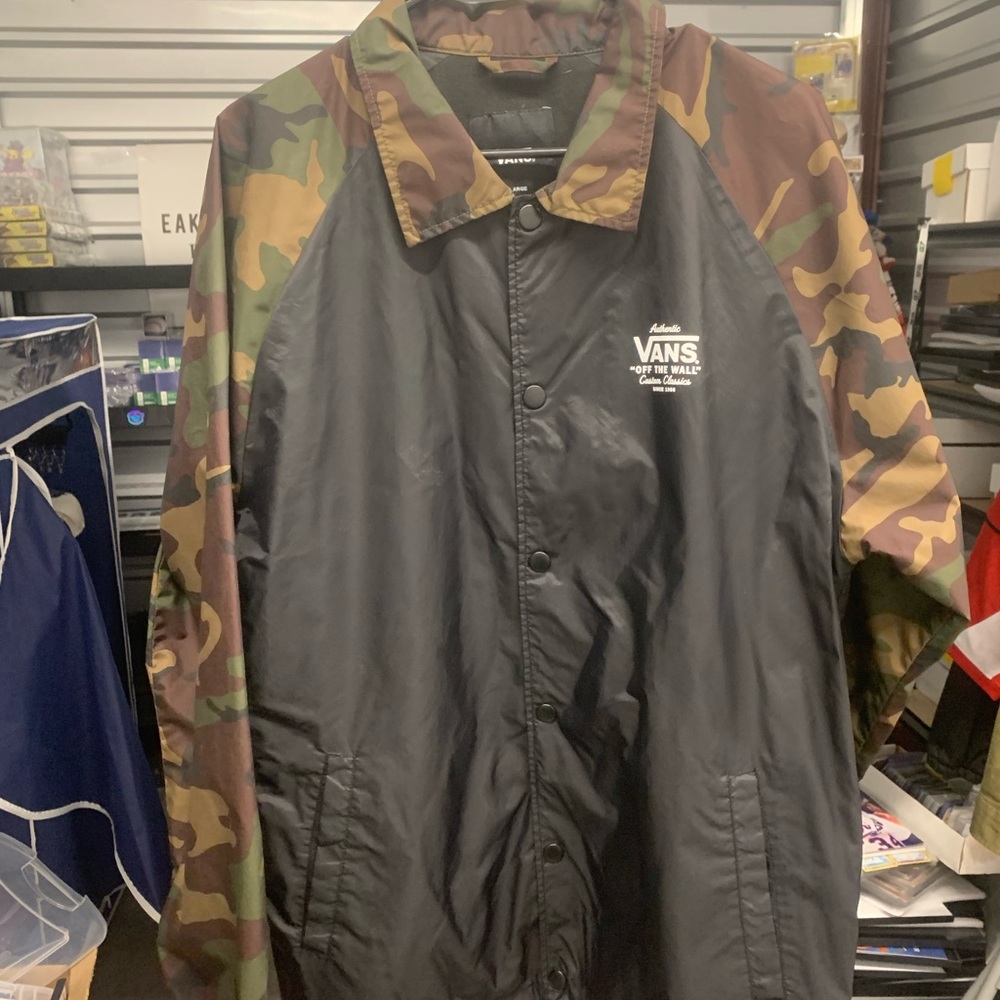 Vans, windbreaker camo SIZE:XL